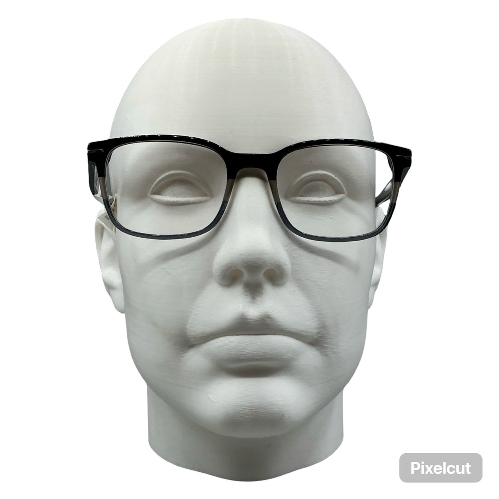 Import Men MV044 Wyatt BLK Black Rectangular Eyeglasses Frames 53-20-145 New